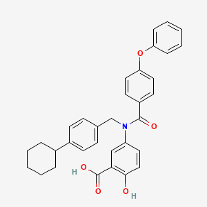 molecular formula C33H31NO5 B560444 S3I-1757 
