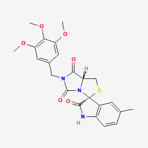 molecular formula C23H23N3O6S B560453 p53 Modulator 10d CAS No. 1254366-81-8