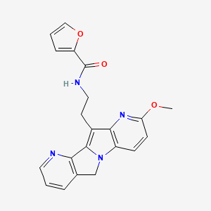 molecular formula C21H18N4O3 B560459 Nmdpef 