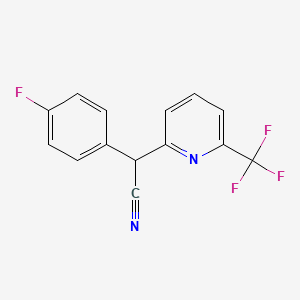 molecular formula C14H8F4N2 B560466 ML318 