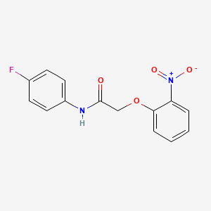 molecular formula C14H11FN2O4 B5604708 N-(4-fluorophenyl)-2-(2-nitrophenoxy)acetamide 