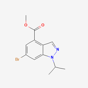 methyl 6-bromo-1-(propan-2-yl)-1H-indazole-4-carboxylate