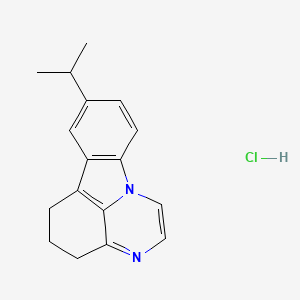 molecular formula C17H19ClN2 B560476 MEL-3 盐酸盐 CAS No. 292039-18-0