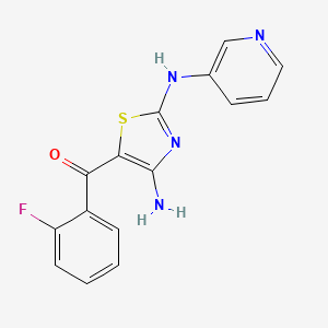 molecular formula C15H11FN4OS B560479 ldn-193594 CAS No. 1289638-15-8