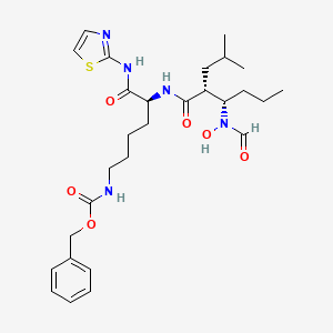 molecular formula C28H41N5O6S B560487 GW280264X CAS No. 866924-39-2
