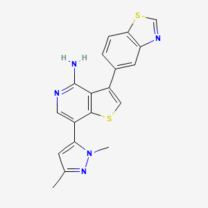 molecular formula C19H15N5S2 B560488 GSK-843 