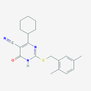 molecular formula C20H23N3OS B560499 ESI-08 CAS No. 301177-43-5