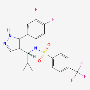 molecular formula C20H14F5N3O2S B560500 Elnd-006 CAS No. 959997-22-9