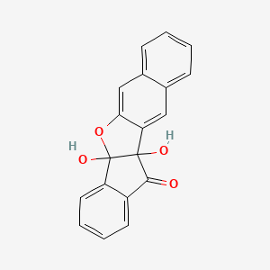 molecular formula C19H12O4 B560502 dhfo CAS No. 1416230-65-3