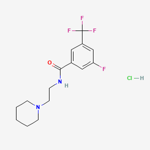 molecular formula C15H19ClF4N2O B560503 CL-385319 CAS No. 1210501-46-4