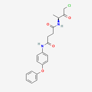 molecular formula C20H21ClN2O4 B560511 Baclmk CAS No. 1473385-06-6