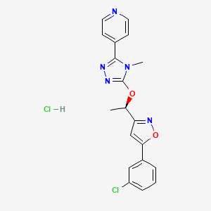 molecular formula C19H17Cl2N5O2 B560512 AZD-2066 hydrochloride CAS No. 934338-70-2