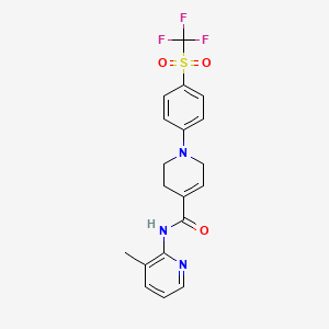 molecular formula C19H18F3N3O3S B560517 A-889425 CAS No. 1072921-02-8