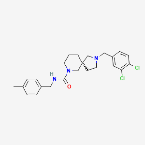 molecular formula C24H29Cl2N3O B560521 GSK2850163 