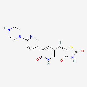molecular formula C18H17N5O3S B560527 Protein kinase inhibitors 1 