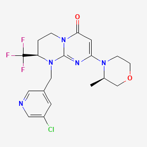 molecular formula C19H21ClF3N5O2 B560532 SAR405 R enantiomer 