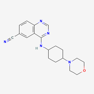 molecular formula C₁₉H₂₃N₅O B560556 Irak4-IN-1 CAS No. 1820787-94-7