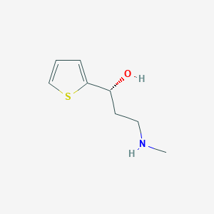 (R)-3-(Methylamino)-1-(thiophen-2-YL)propan-1-OL