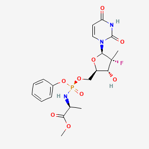 molecular formula C₂₀H₂₅FN₃O₉P B560561 索非布韦杂质 N CAS No. 1394157-34-6