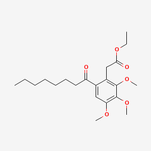 molecular formula C₂₁H₃₂O₆ B560567 TMPA CAS No. 1258275-73-8