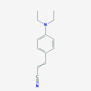3-[4-(Diethylamino)phenyl]prop-2-enenitrile
