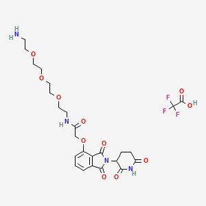 molecular formula C₂₅H₃₁F₃N₄O₁₁ B560582 E3 ligase Ligand-Linker Conjugates 14 CAS No. 1957236-21-3