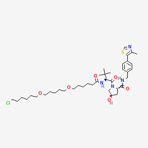 molecular formula C39H61ClN4O6S B560583 E3 ligase Ligand-Linker Conjugates 11 CAS No. 1835705-61-7
