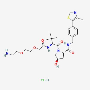 molecular formula C₂₈H₄₂ClN₅O₆S B560587 E3 ligase Ligand-Linker Conjugates 6 CAS No. 2097973-72-1