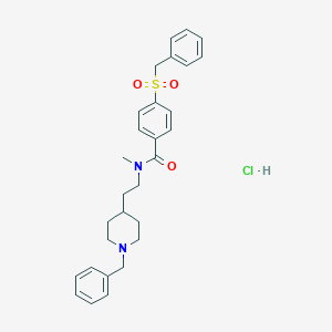 1-Benzyl-4-(2-(N-(4'-(benzylsulfonyl)benzoyl)-N-methylamino)ethyl)piperidine