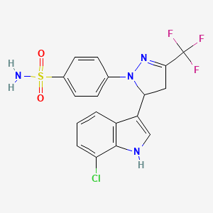 molecular formula C18H14ClF3N4O2S B560609 Cox-2-IN-1 