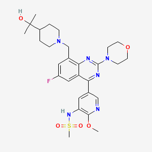 molecular formula C28H37FN6O5S B560614 Linperlisib CAS No. 1702816-75-8