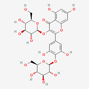 molecular formula C27H30O18 B560618 Complanatoside A 