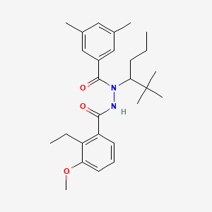 molecular formula C27H38N2O3 B560628 Veledimex racemate CAS No. 755013-59-3
