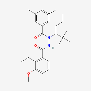 Benzoic acid, 2-ethyl-3-methoxy-, 2-(3,5-dimethylbenzoyl)-2-[(1R)-1-(1,1-dimethylethyl)butyl]hydrazide