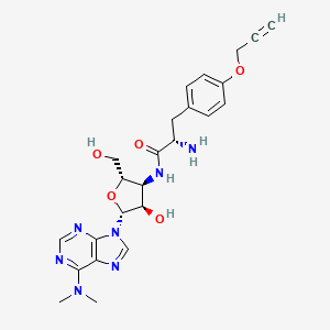molecular formula C24H29N7O5 B560629 O-Propargyl-Puromycin 