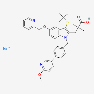 molecular formula C36H38N3NaO4S B560630 AM103 CAS No. 1147872-22-7