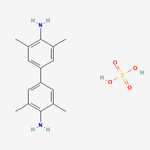 molecular formula C16H22N2O4S B560642 TMB monosulfate CAS No. 54827-18-8