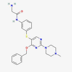 molecular formula C24H28N6O2S B560643 Hsp70-IN-1 