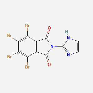 molecular formula C11H3Br4N3O2 B560645 tBID 