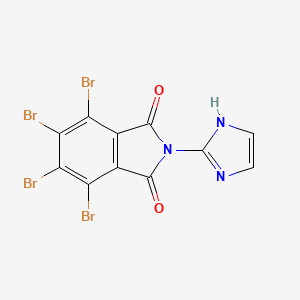 4,5,6,7-tetrabromo-2-(1H-imidazol-2-yl)isoindole-1,3-dione