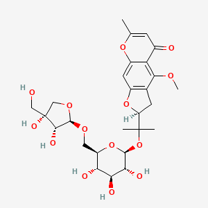 molecular formula C27H36O14 B560647 6