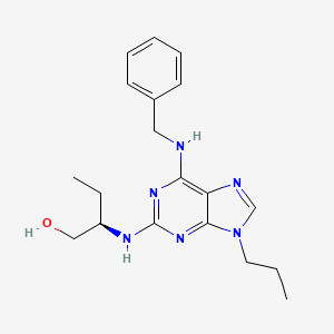molecular formula C19H26N6O B560653 Ca2+ channel agonist 1 