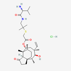 molecular formula C31H53ClN2O5S B560660 Valnemulin Hydrochloride CAS No. 133868-46-9