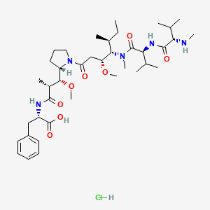 molecular formula C39H66ClN5O8 B560668 MMAF Hydrochloride 