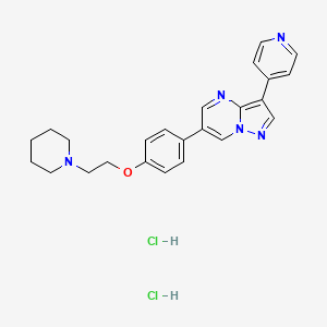 molecular formula C24H27Cl2N5O B560671 Dorsomorphin dihydrochloride 