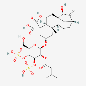 molecular formula C31H44K2O18S2 B560681 Potassium carboxyatractyloside CAS No. 33286-30-5