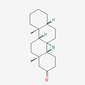 molecular formula C20H32O B560692 (4aS,4bS,6aR,10aS,10bS,12aR)-10a,12a-dimethyl-3,4,4a,4b,5,6,6a,7,8,9,10,10b,11,12-tetradecahydro-1H-chrysen-2-one CAS No. 19897-22-4