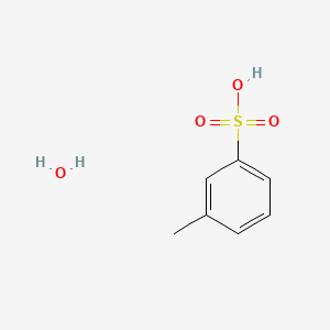 molecular formula C7H10O4S B560694 3-Methylbenzenesulfonic acid hydrate CAS No. 342385-54-0