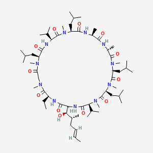 molecular formula C61H109N11O12 B560695 Cyclosporin L CAS No. 108027-39-0
