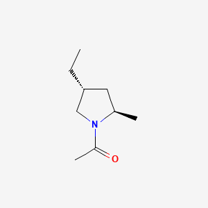 1-((2R,4R)-4-Ethyl-2-methylpyrrolidin-1-yl)ethanone